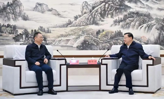 邹磊拜会内蒙古自治区党委书记王伟中、自治区人民政府主席包钢